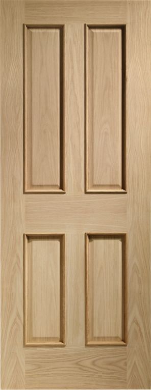 XL Victorian 4 Panel with Raised mouldings - 813 x 2032 x 44mm firedoor